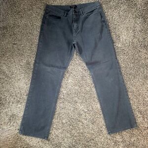 Banana Republic Men's Slim 5-Pocket Denim Jeans - Dark Gray Wash - Size 36x32